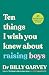 Ten things I wish you knew about raising boys