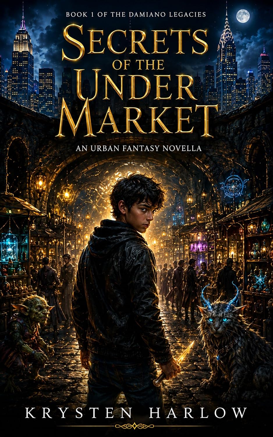 Secrets Of The Under Market: A YA Paranormal Urban Fantasy Novella (The Damiano Legacies Book 1)