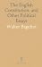 The English Constitution, a...
