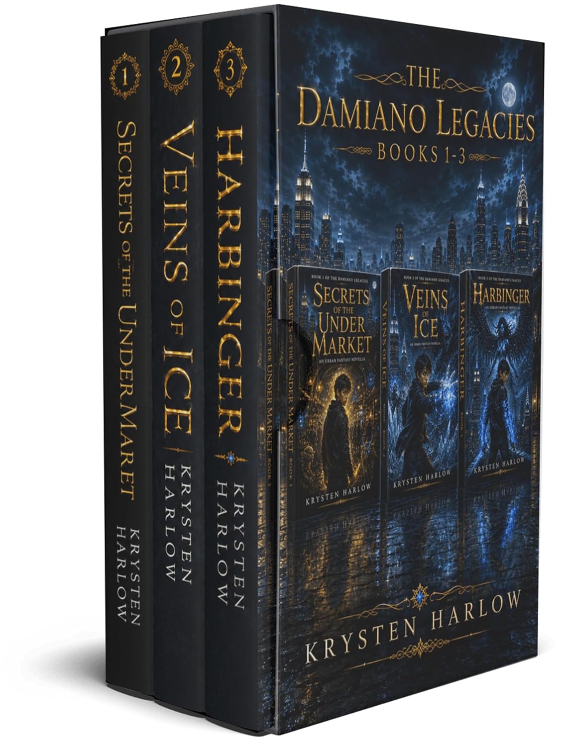 The Damiano Legacies Books 1-3: A YA Paranormal Urban Fantasy Novella series