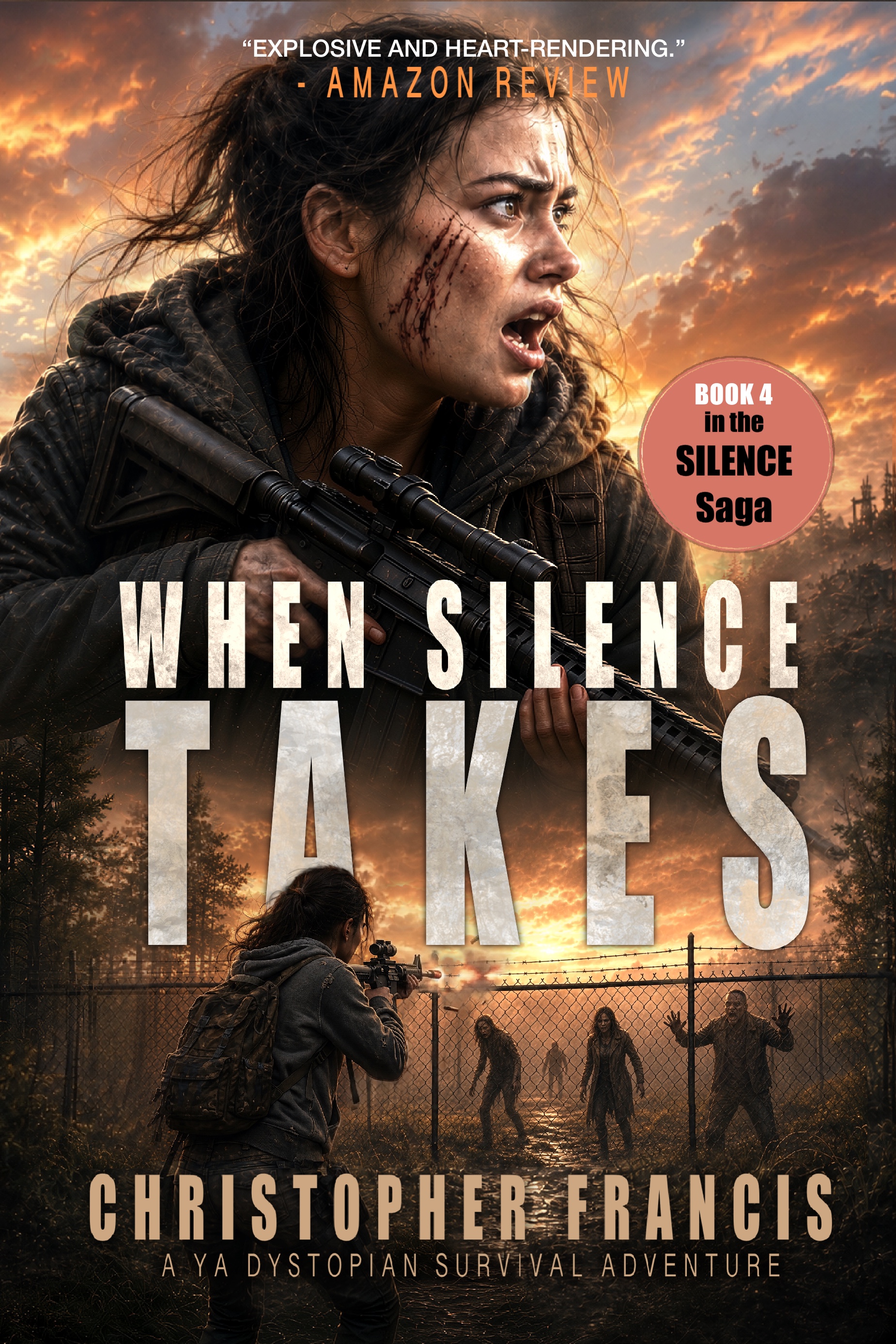 When Silence Takes: A YA Dystopian Survival Adventure (Book 4 of 5) (The Silence Saga)