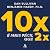 10x é mais fácil que 2x: Re...