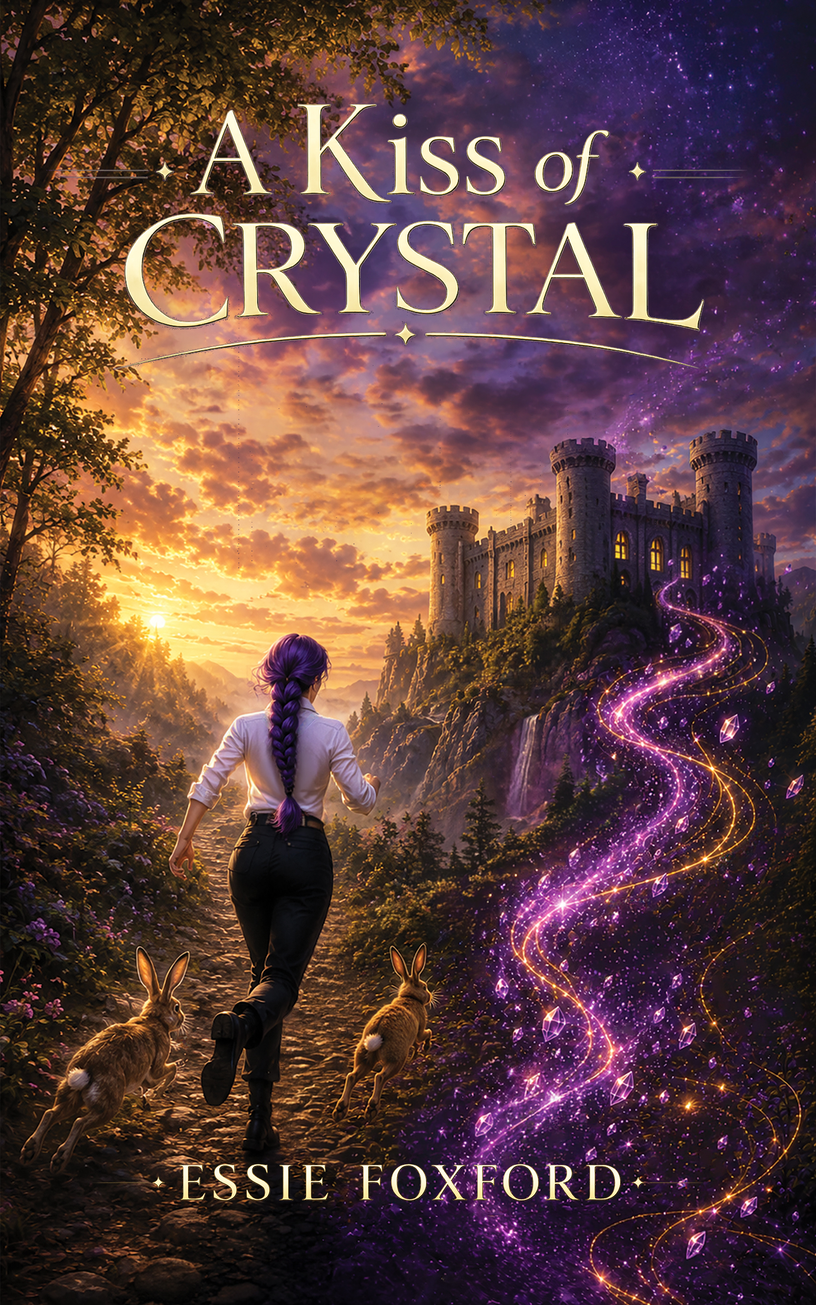 A Kiss of Crystal: A humorous fantasy adventure with romance (Genius Consultants Book 2)
