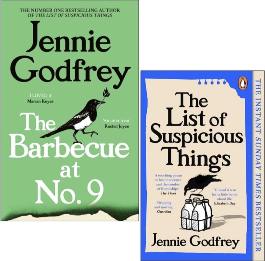 Jennie Godfrey Collection 2 Books Set (The Barbecue at No.9, The List of Suspicious Things)