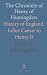 The Chronicle of Henry of H...
