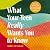What Your Teen Really Wants...