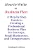 How to Write a Business Pla...