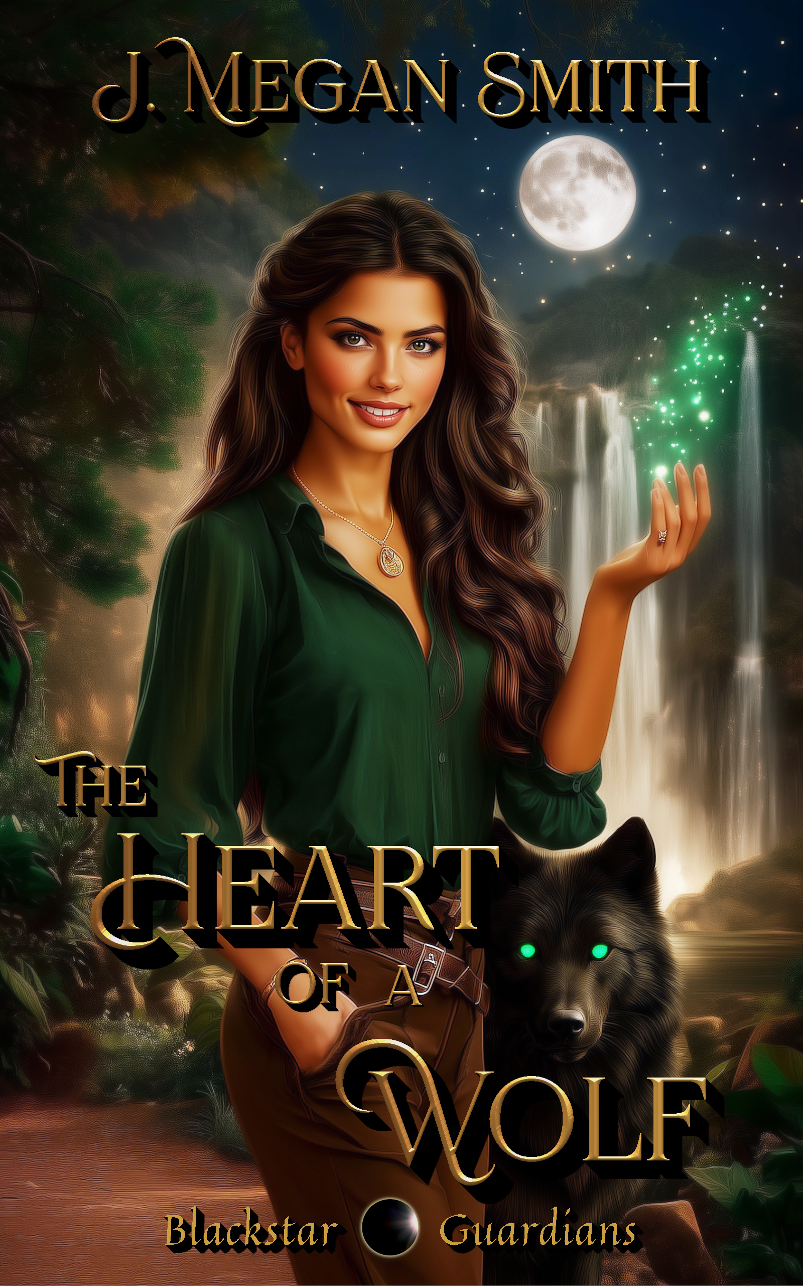 The Heart of a Wolf: A Light Paranormal Romance with humor, heart, and a swirl of magic: Blackstar Guardians, Book 3