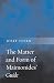 The Matter and Form of Maimonides’ Guide by Josef Stern