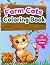 Farm Cats Coloring Book by Satheesh Kumar