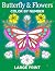 Butterfly & Flowers Color b...