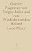 Goethes Fragmente vom Ewigen Juden und vom Wiederkehrenden He... by Jacob Minor