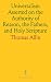 Universalism Asserted on th...