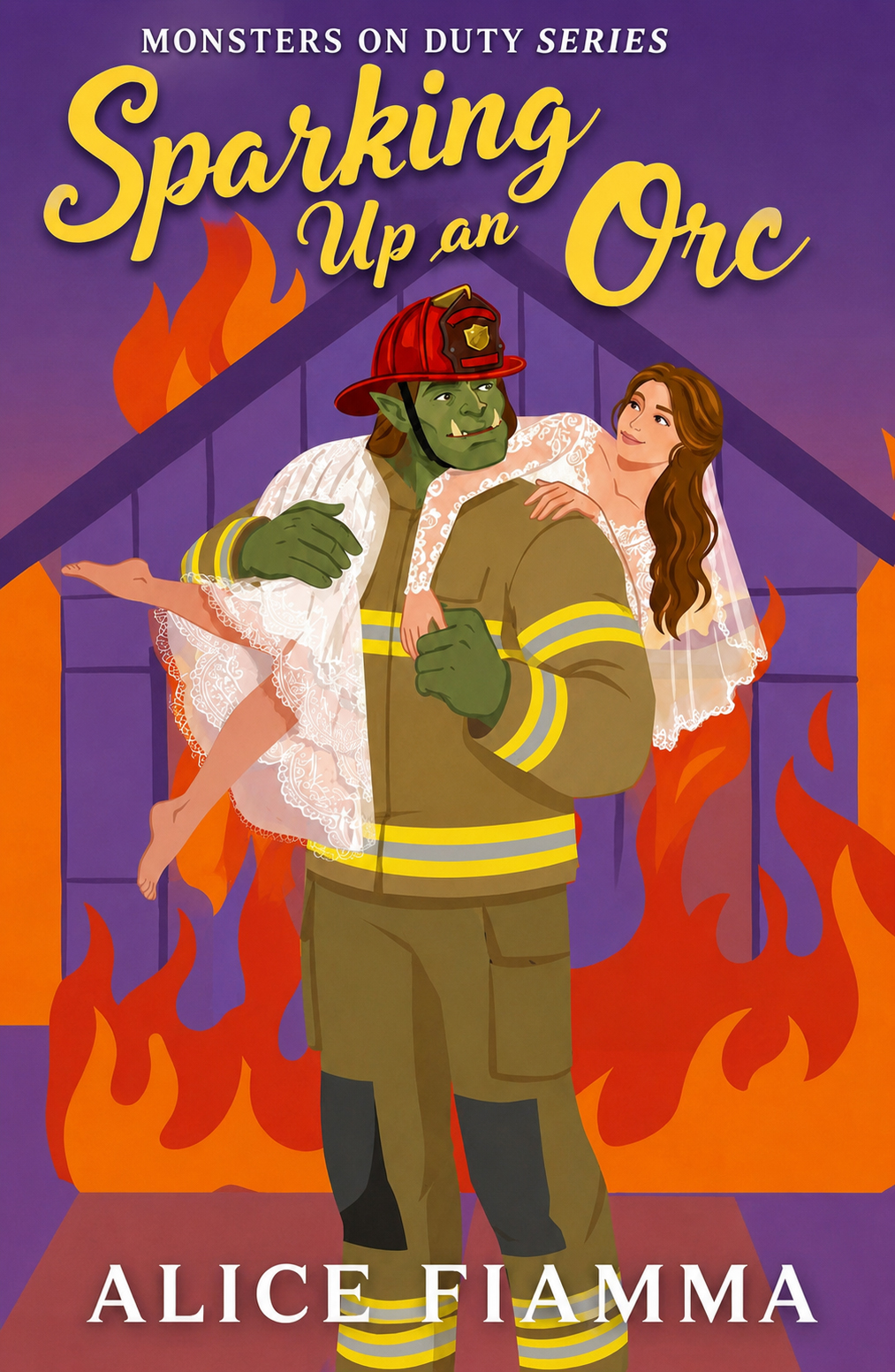 Sparking Up An Orc (Monsters on Duty, #1)