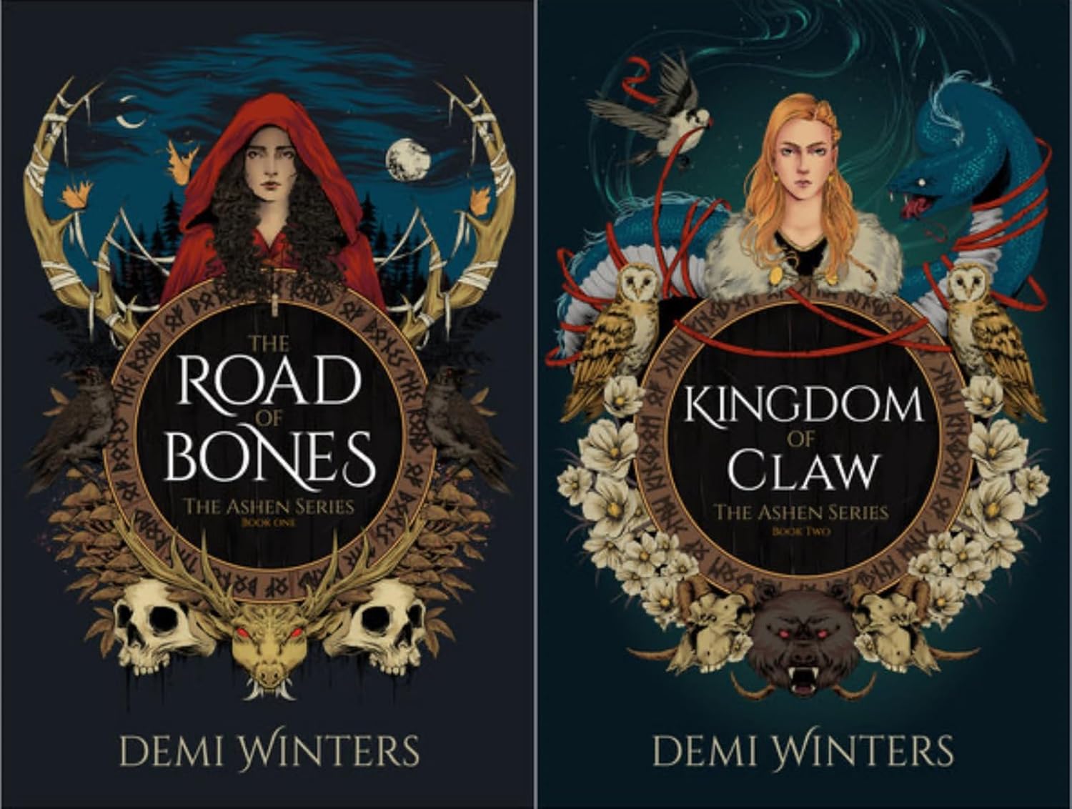 The Ashen Series 2 books Set - The Road of Bones, Kingdom of Claw