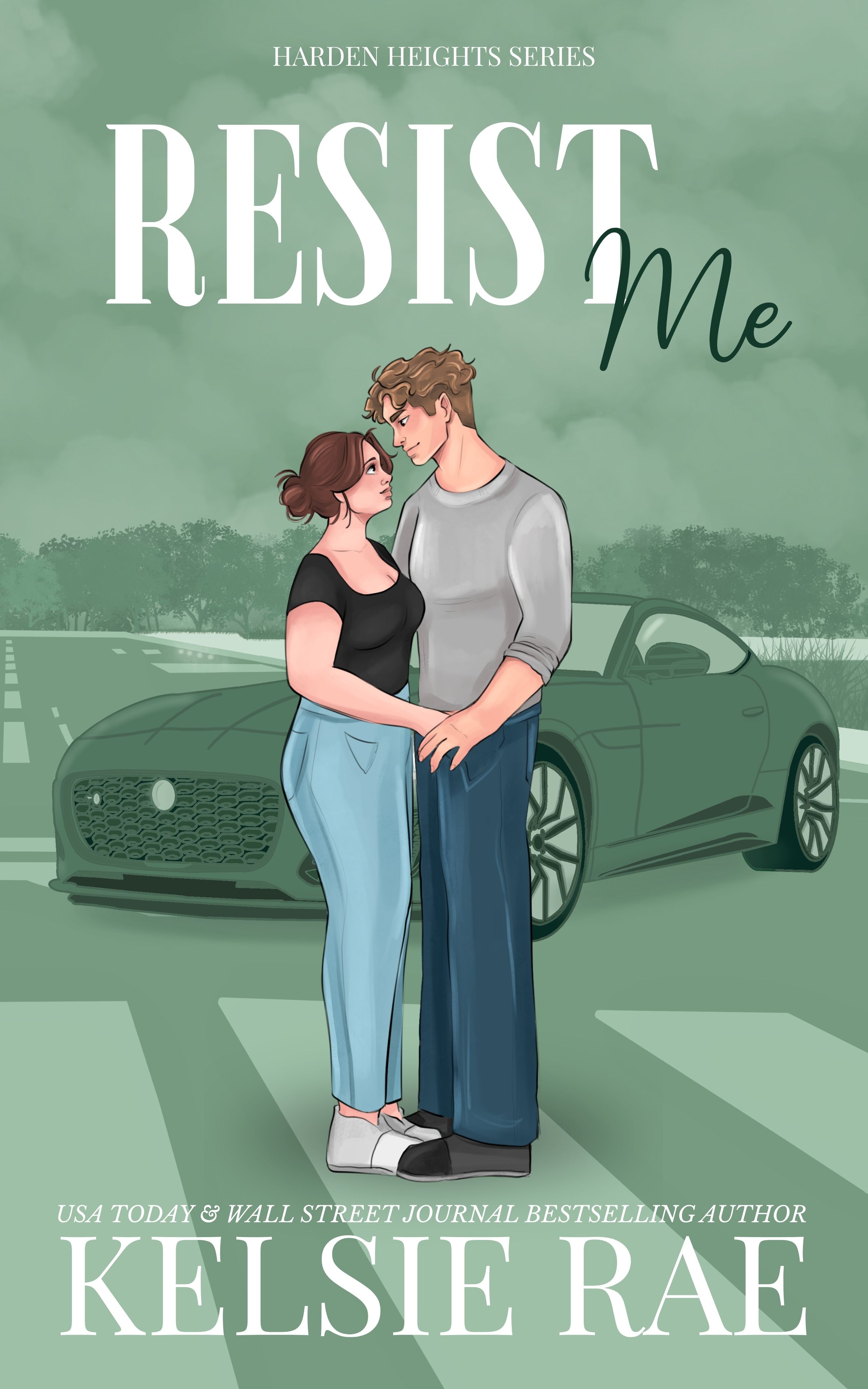 Resist Me: A Bad Boy, Curvy Girl, Dating Auction, College Billionaire Romance (Harden Heights)