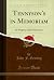 Tennyson's in Memoriam: Its...