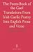 The Poem-Book of the Gael: ...