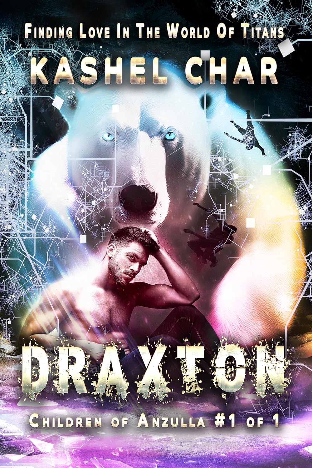 Draxton: Children of Anzulla, Part One of Book One: Finding Love in the World of Titans. Large Print. M/M Sci-Fi Fantasy (Children of Anzulla Book One 1)