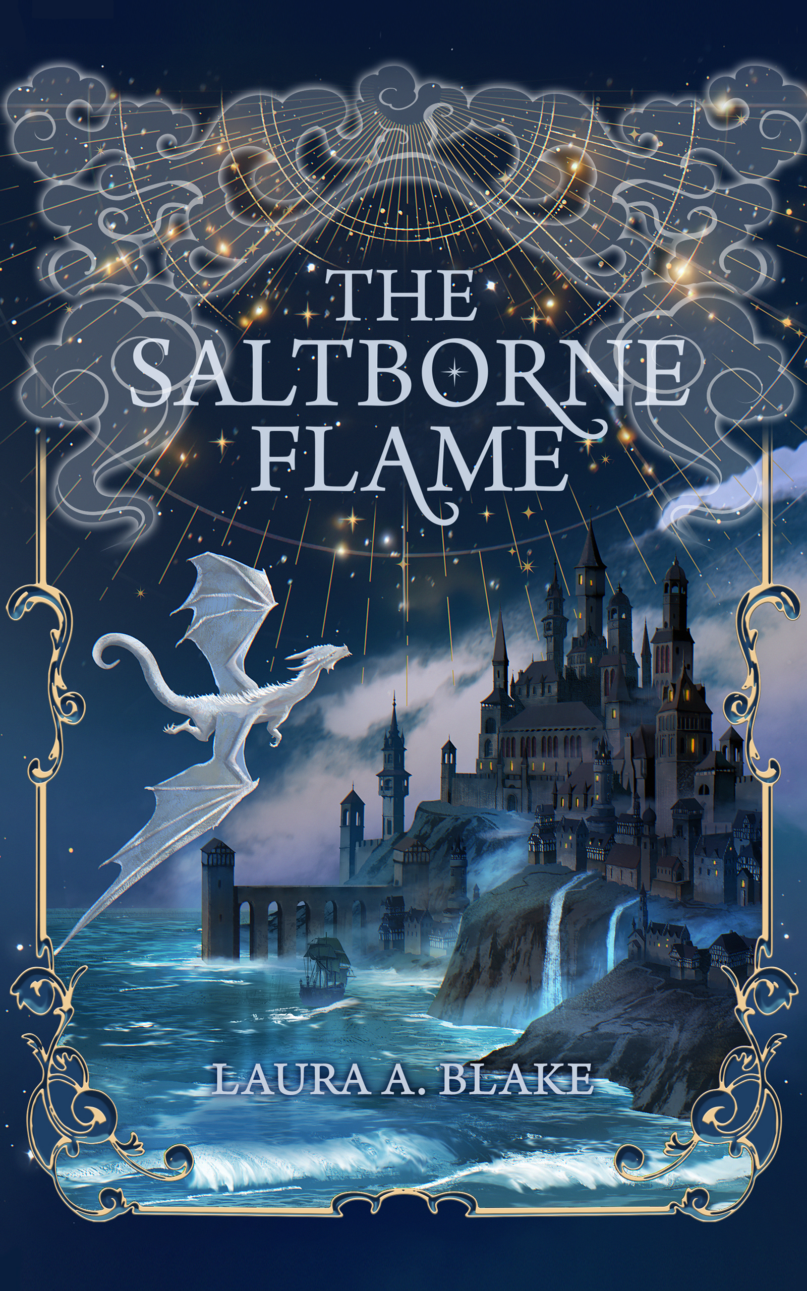 The Saltborne Flame: The Shattered Sky Saga; Book 2.5: An Epic Romantic Fantasy
