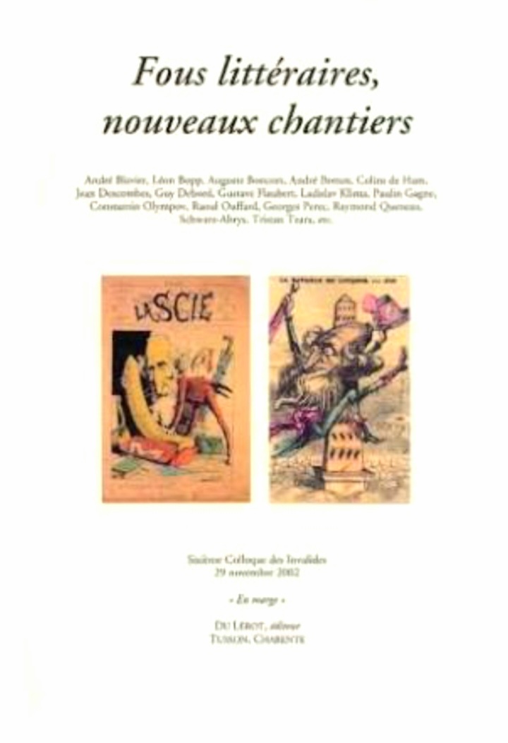 Fous littéraires, nouveaux chantiers (Unknown Binding)