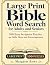 Large Print Bible Word Search for Adults and Seniors by Margaret Rowe