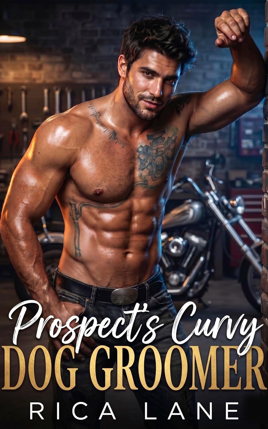 Prospect's Curvy Dog Groomer: A Second Chance MC Instalove Spicy Romance (Broken Halos MC: The Prospects Book 2)