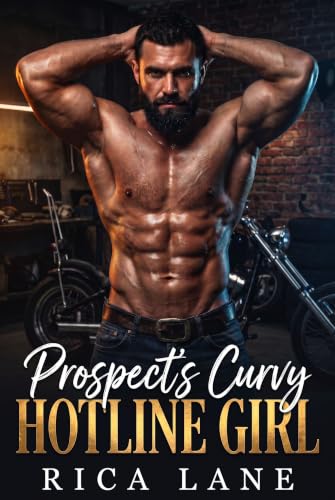 Prospect's Curvy Hotline Girl: A Snowed In Forced Proximity Silent Alpha MC Instalove Romance (Broken Halos MC: The Prospects Book 3)