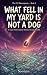 What Fell in My Yard Is Not...