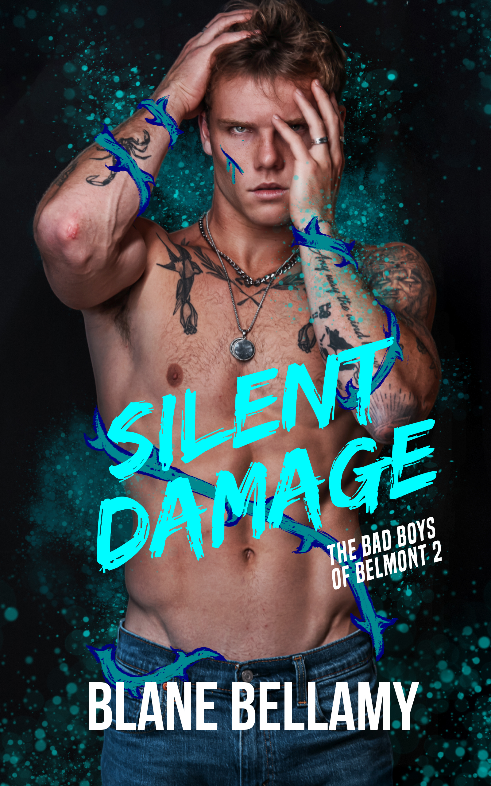 Silent Damage: A Dark MM Stepbrothers Romance (The Bad Boys of Belmont Book 2)