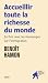 Accueillir toute la richesse du monde - En finir avec les men... by Benoît Hamon