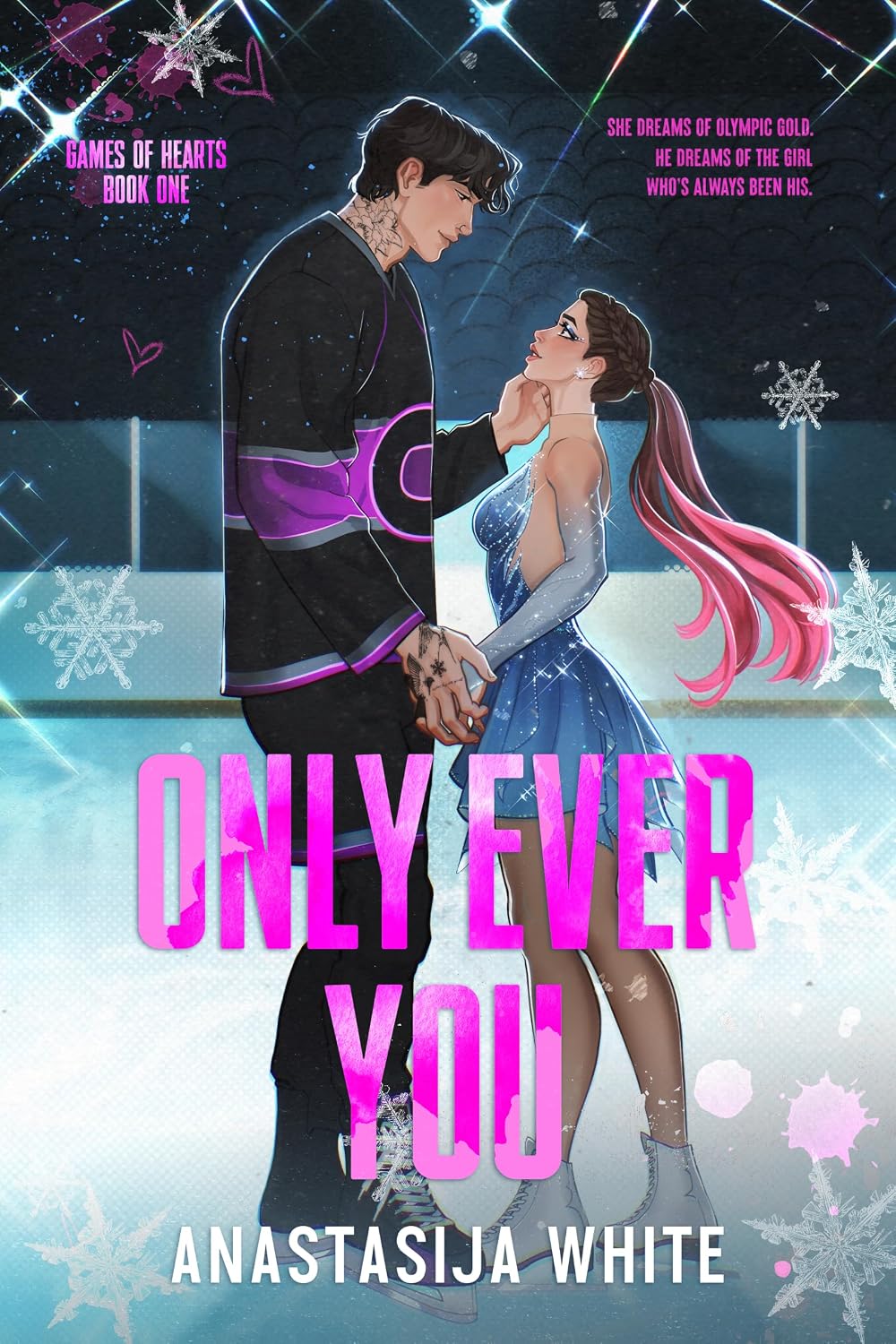 Only Ever You: A Childhood Best Friends-to-Strangers-to-Lovers Hockey Romance (Games of Hearts)
