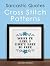 Sarcastic Quotes Cross Stit...