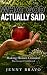 What God Actually Said by Jenny Bravo What God Actually Said by Jenny Bravo