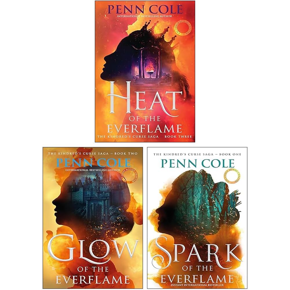 The Kindred's Curse Pack Saga (#1-3) (Glow of the Everflame, Spark of the Everflame & Heat of the Everflame)