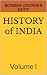 HISTORY of INDIA: Volume I