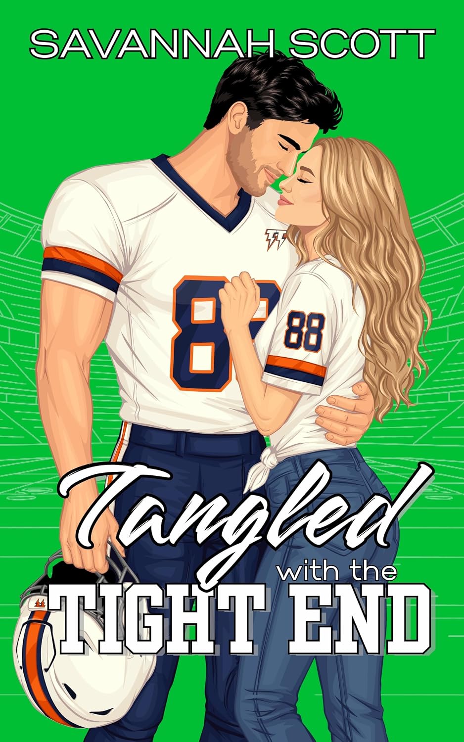 Tangled with the Tight End (Tennessee Thunder Football Book 1)