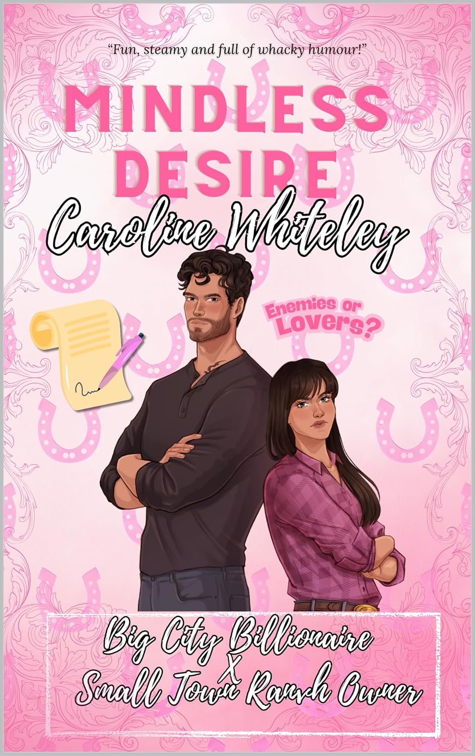 Mindless Desire: Big City Billionaire Meets Small Town Ranch Owner Age Gap Enemies To Lovers Romance (Billionaire Row Series Book 2)
