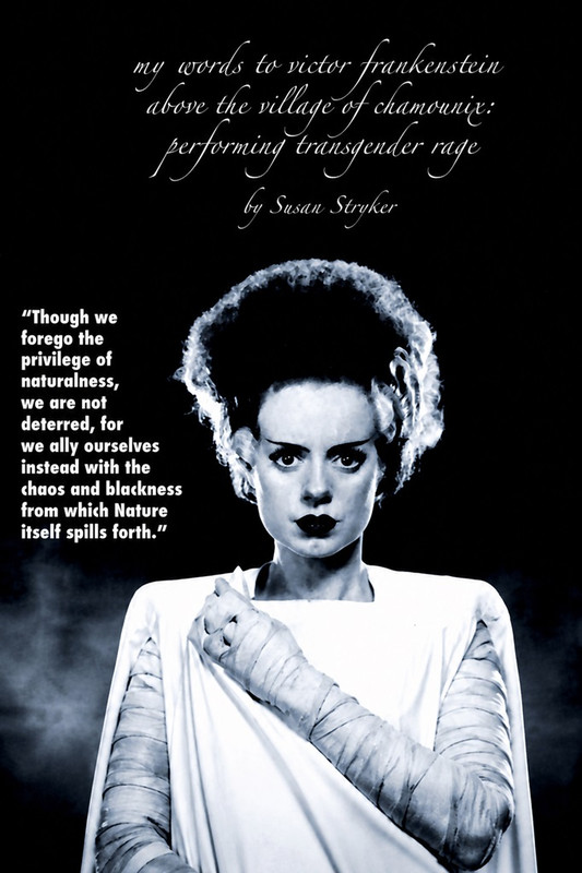 My Words to Victor Frankenstein Above the Village of Chamounix: Performing Transgender Rage