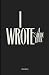 I Wrote a Suicide Letter