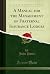 A Manual for the Management...