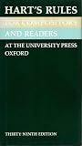 Hart's Rules for Compositors and Readers at the University Press, Oxford