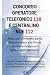 CONCORSO OPERATORE TELEFONI...