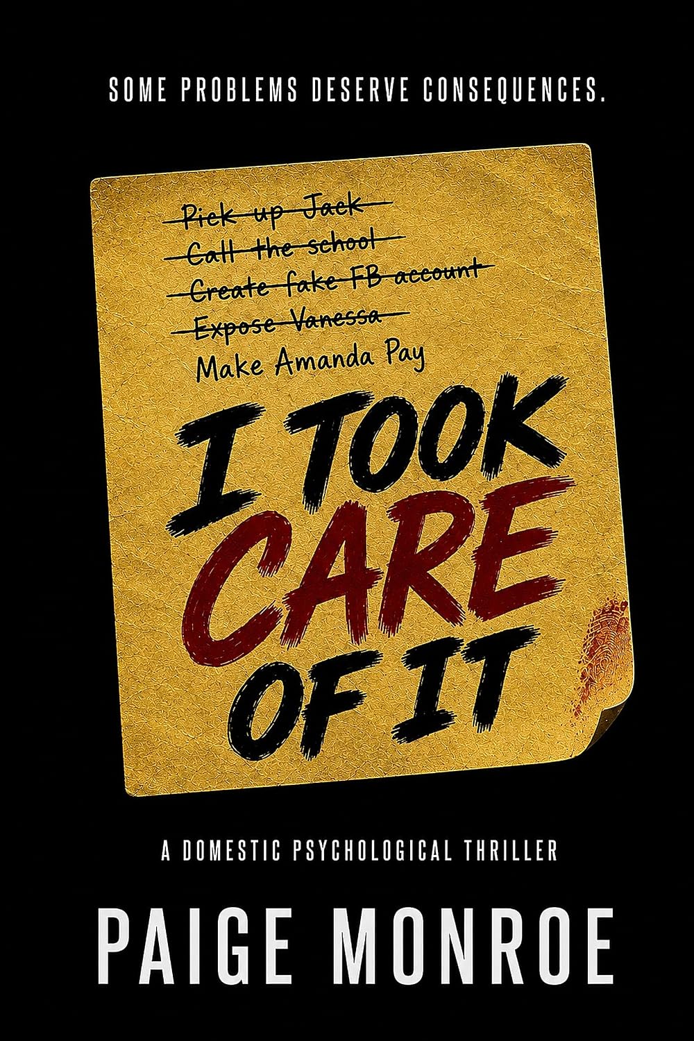 I Took Care of It