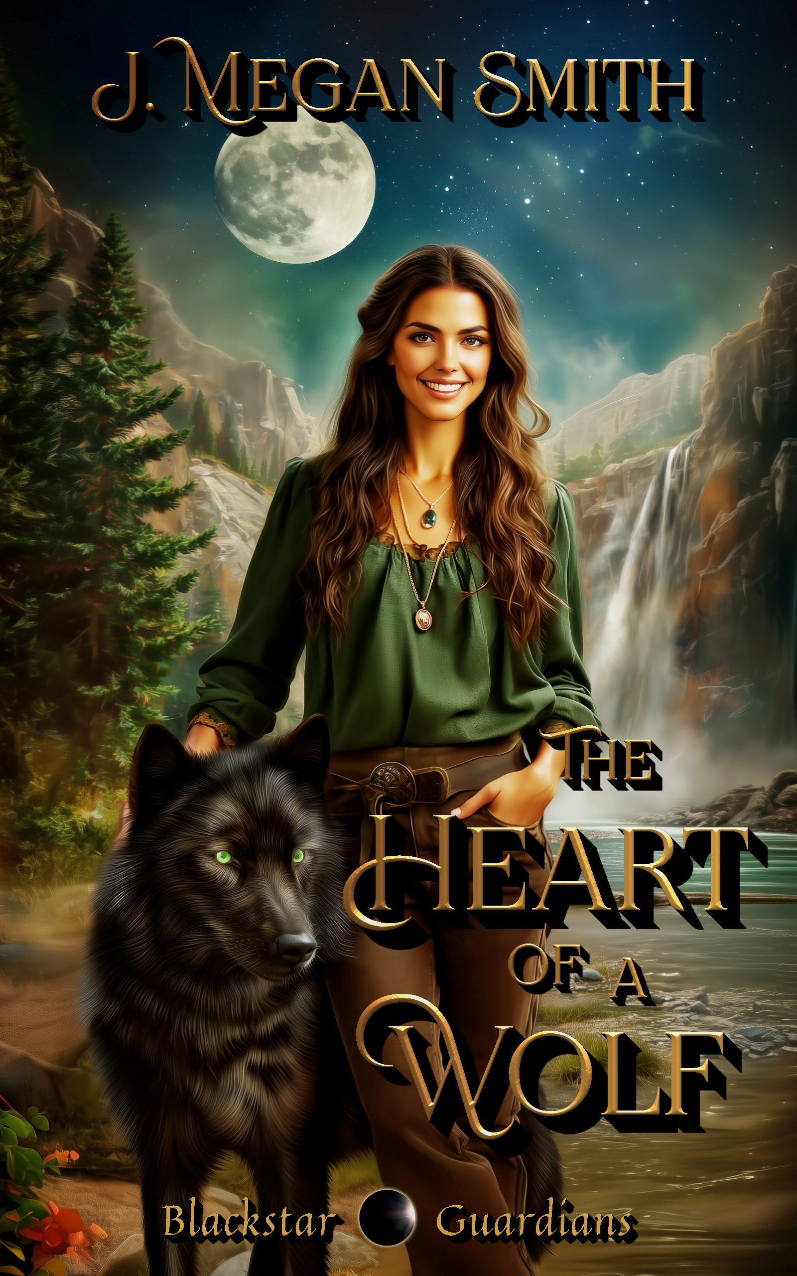The Heart of a Wolf: A Light Paranormal Romance with humor, heart, and a swirl of magic: Blackstar Guardians, Book 3