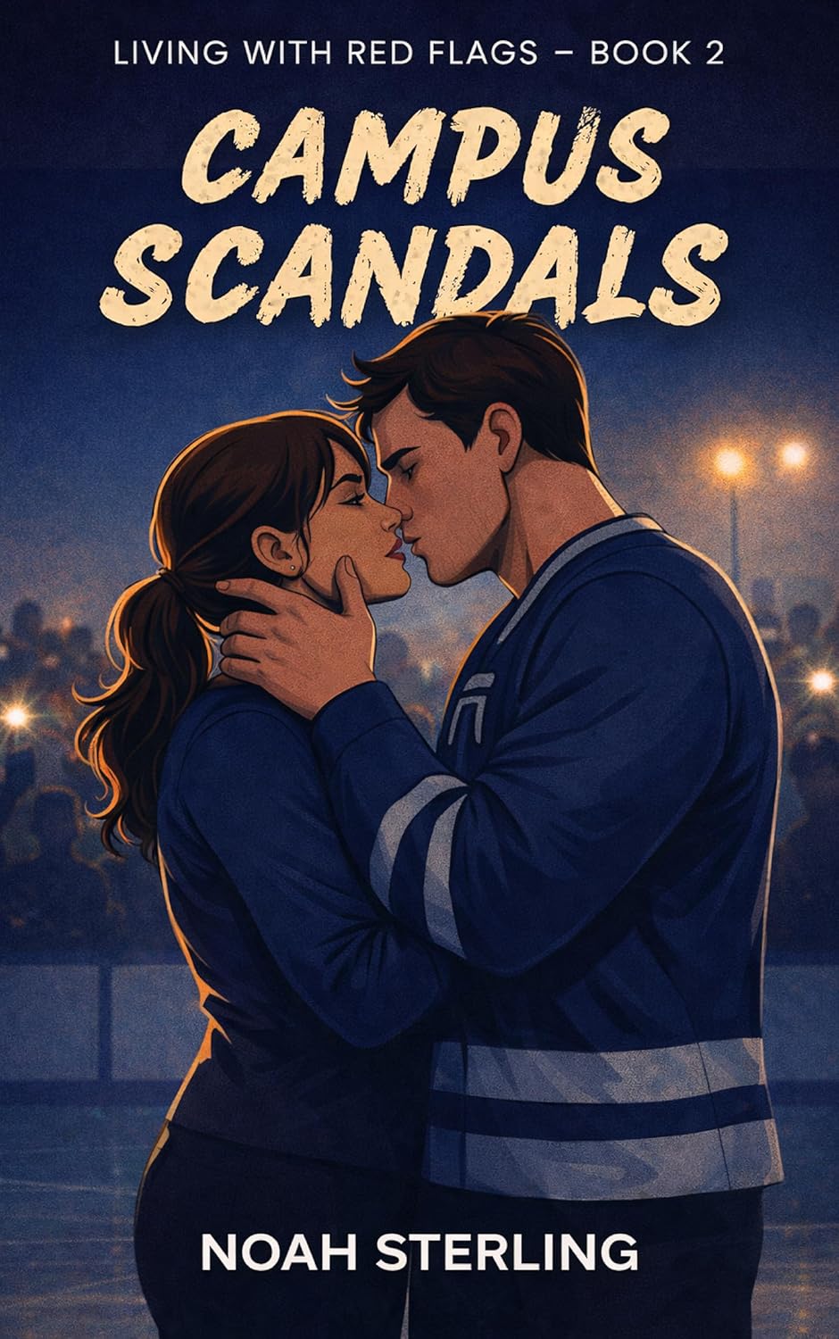 Campus Scandals: A Secret Relationship College Hockey Romance (Living With Red Flags Book 2)