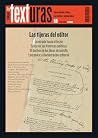Texturas 59: Las tijeras del editor (Spanish Edition)
