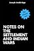 Notes on the Settlement and...
