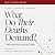 What Do Their Deaths Demand...