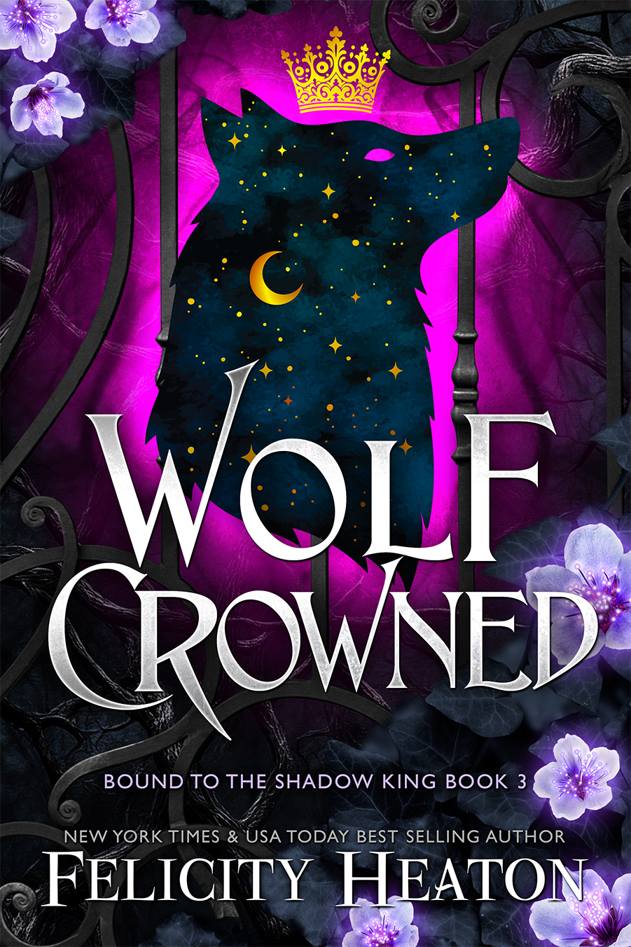 Wolf Crowned: An enemies-to-lovers rejected mate fae / shifter romantasy (Bound to the Shadow King Book 3)